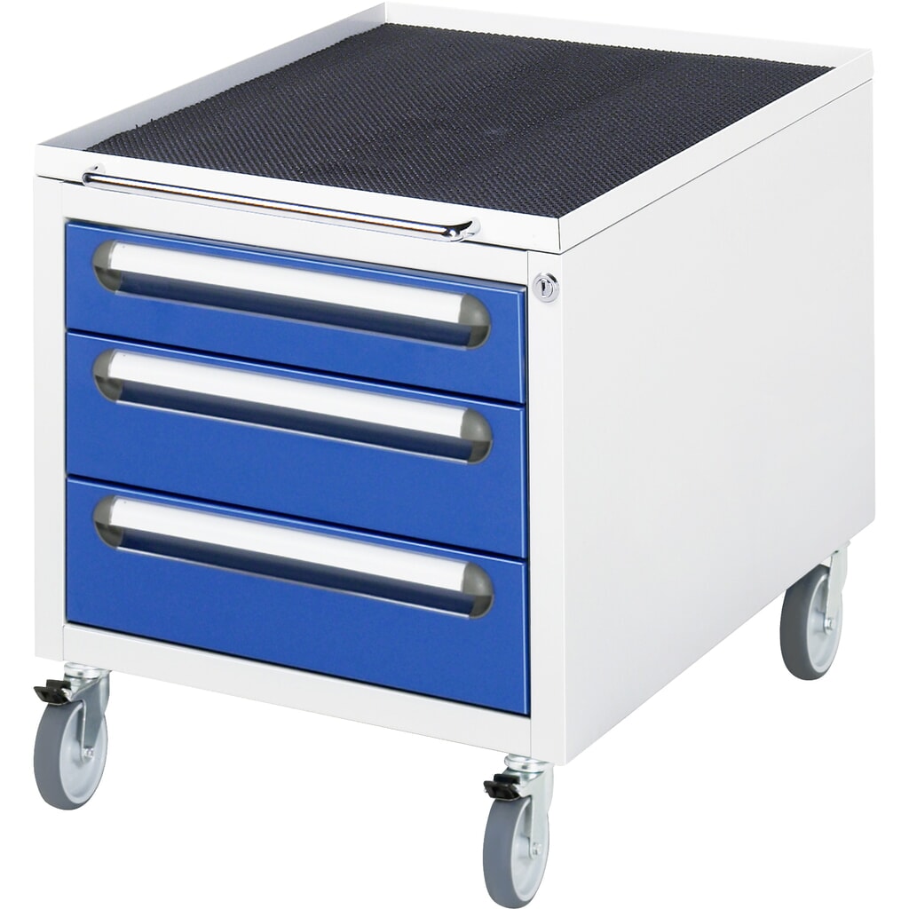 RAU verrijdbare onderbouwkast, h x b x d 450 x 480 x 600 mm, met 3 lades Product afbeelding: RAU verrijdbare onderbouwkast, h x b x d 450 x 480 x 600 mm, met 3 lades
