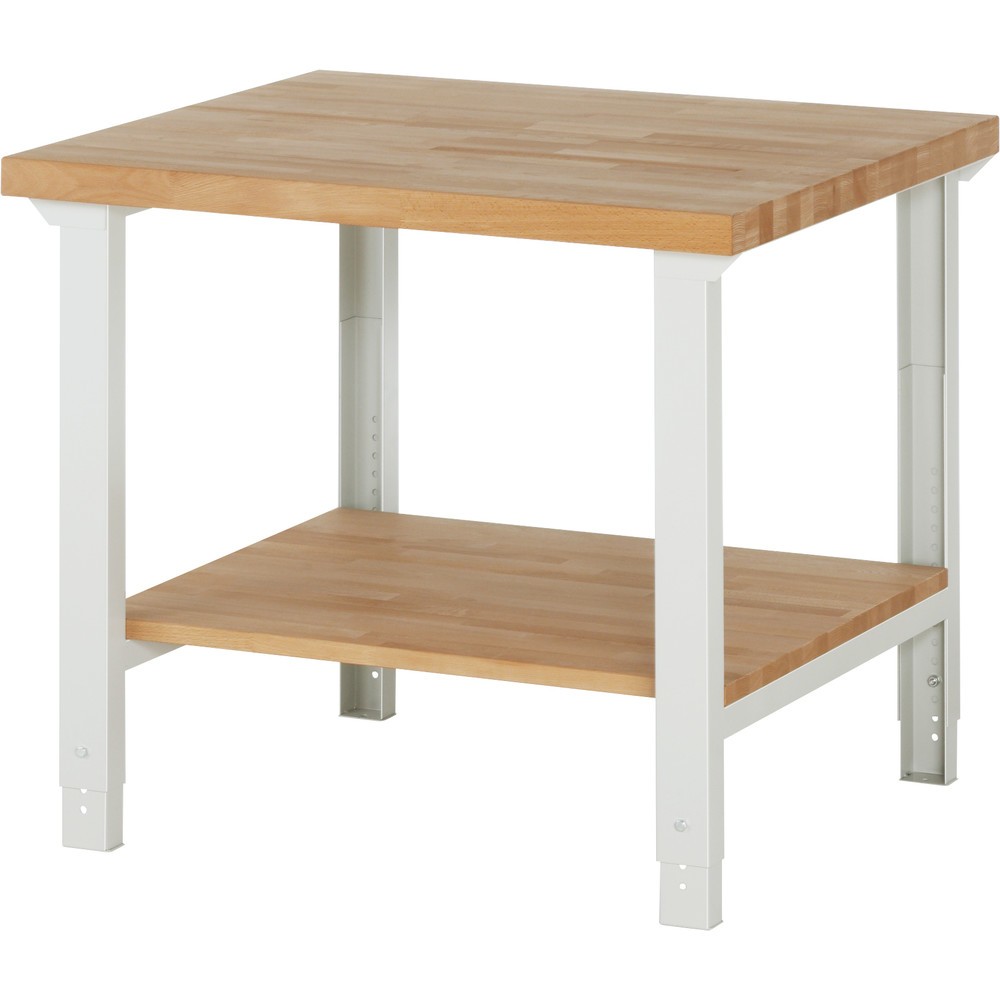 Productafbeelding nr. 1: RAU werkbank serie 7000, h x b x d 790-1.140 x 1.000 x 900 mm, legbord onderaan