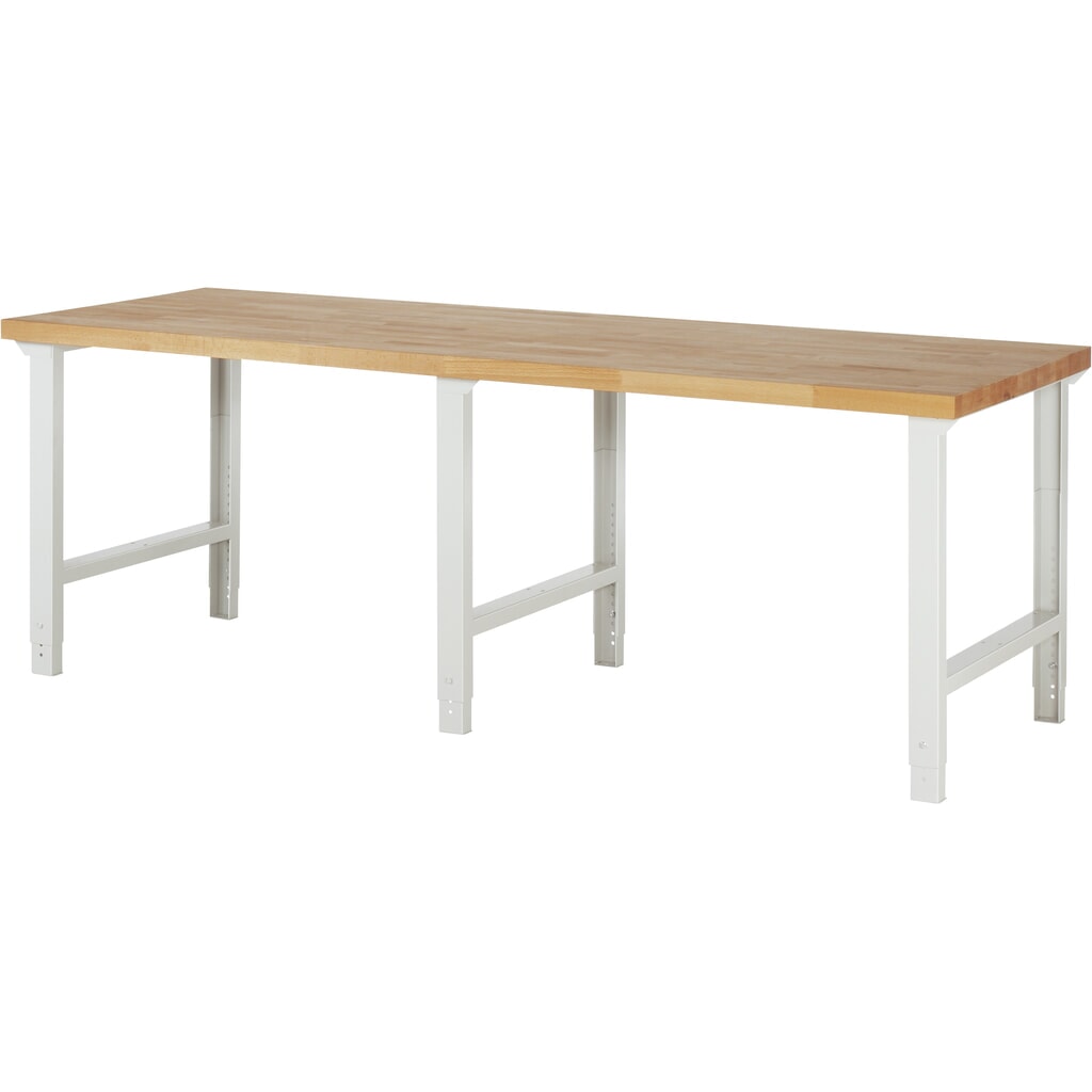 Product afbeelding: RAU werkbank serie 7000, h x b x d 790-1.140 x 2.500 x 900 mm