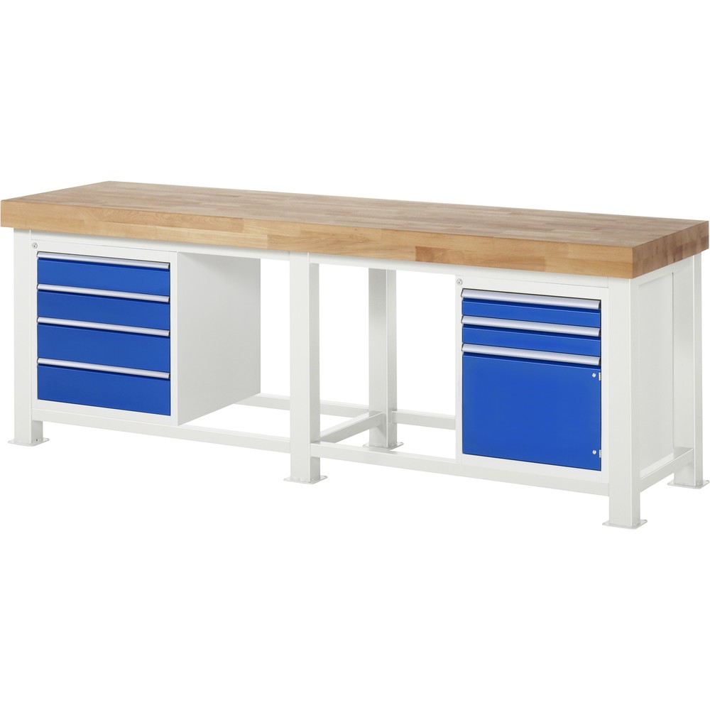 Productafbeelding nr. 3: RAU werkbank voor zware lasten, h x b x d 850 x 2.000 x 900 mm, draagvermogen max. 2.500 kg