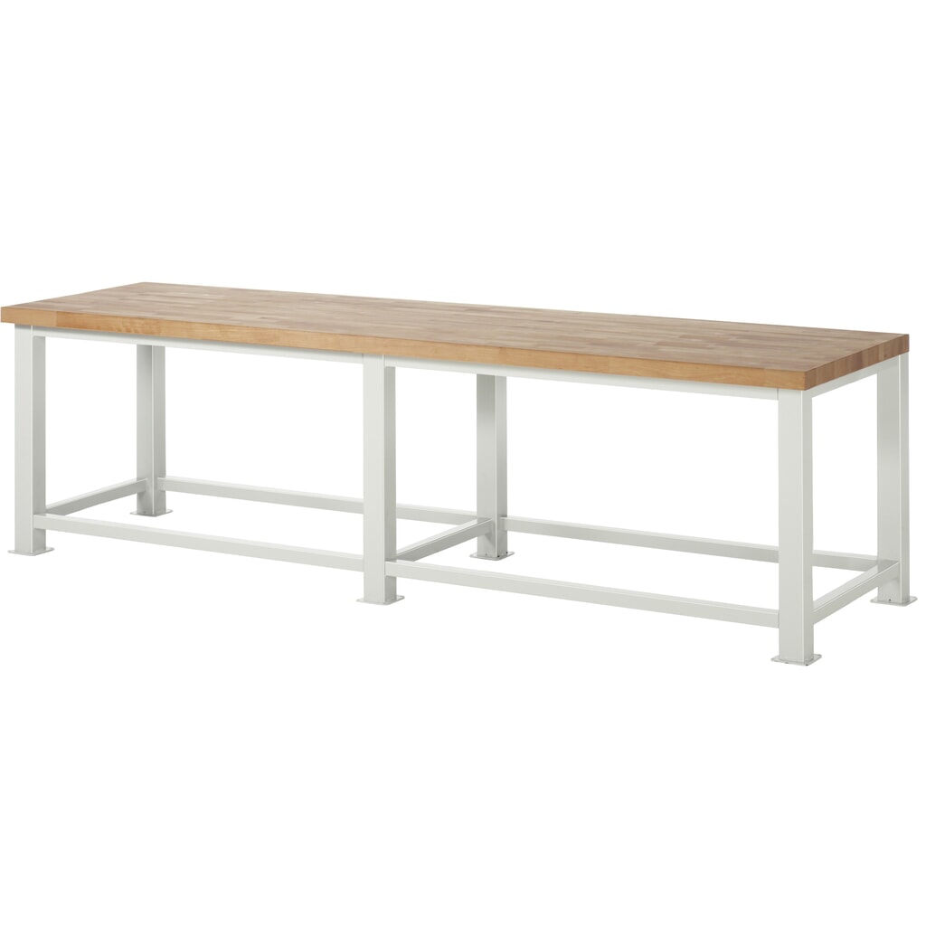 RAU werkbank voor zwaar gebruik, hxbxd 850 mm x 3000 mm x 900 mm Productafbeelding nr. 1: RAU werkbank voor zwaar gebruik, hxbxd 850 mm x 3000 mm x 900 mm