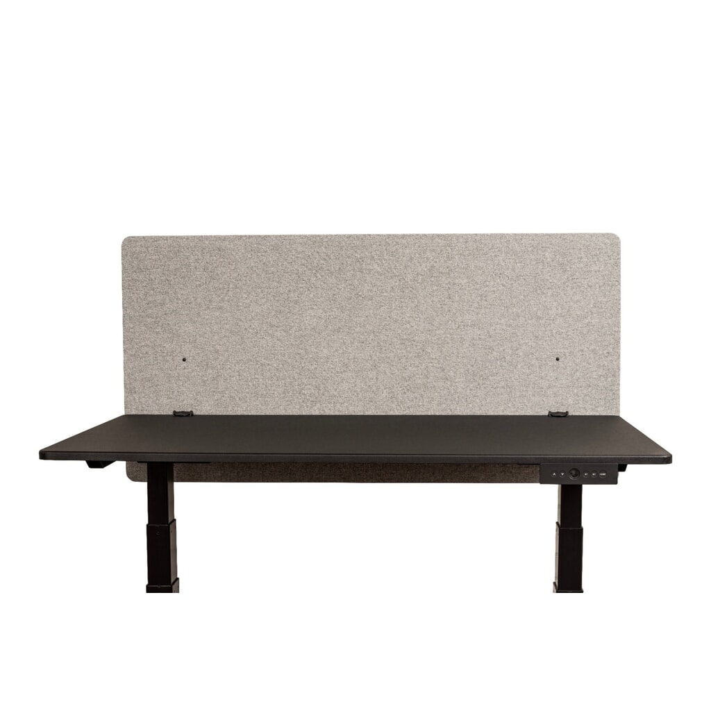 Product afbeelding: RECLAIM akoestisch paneel voor bureau, rugwand, breedte 1.200 mm, lichtgrijs