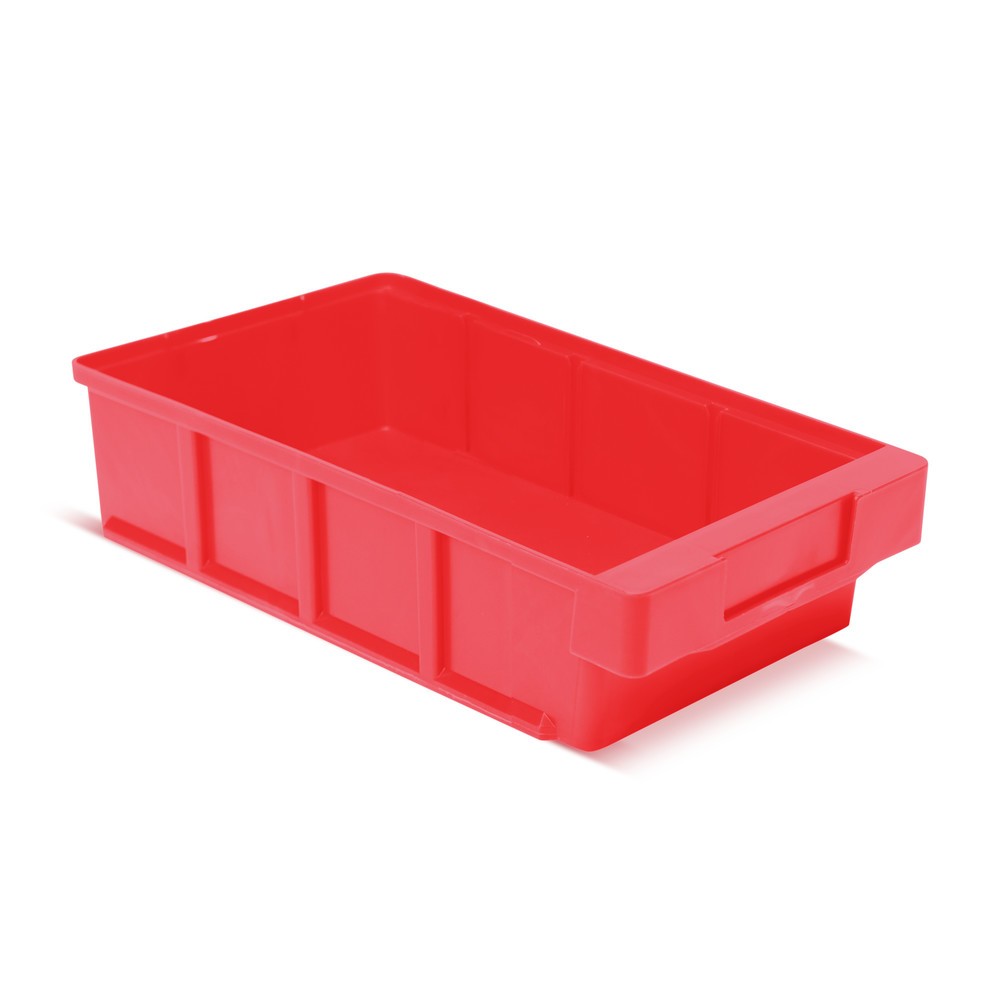 Product afbeelding: Magazijnbakken zonder inkijkopening, bxd 186 x 300 mm, rood