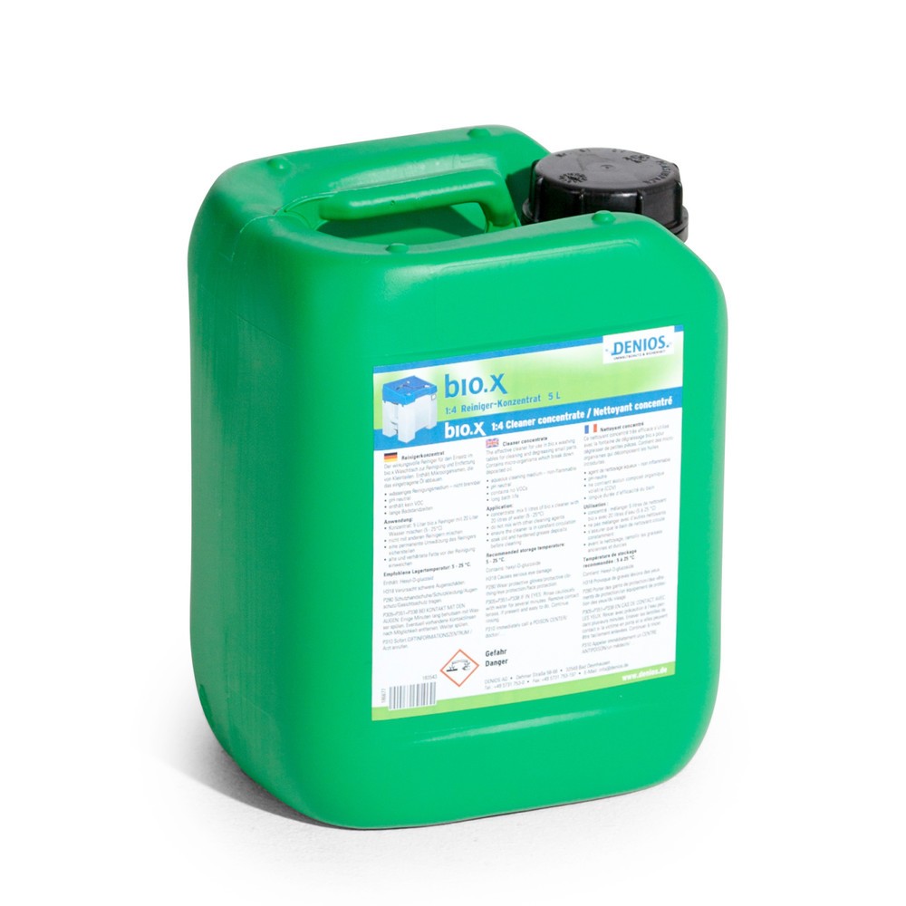 Product afbeelding: Reinigingsmiddel bio.x concentraat, 5-l-jerrycan