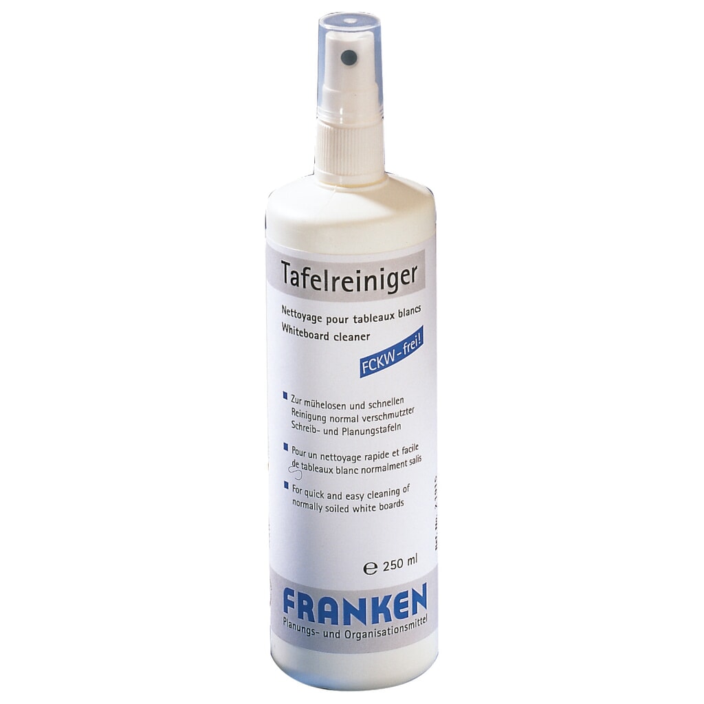 Reinigingsspray FRANKEN voor schrijf- en magneetborden, 125 ml Product afbeelding: Reinigingsspray FRANKEN voor schrijf- en magneetborden, 125 ml