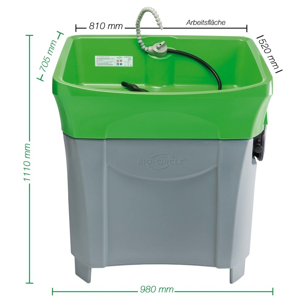 Productafbeelding nr. 13: Reinigingstafel BIO-CIRCLE maxi, hxbxd 1.090 x 980 x 980 mm