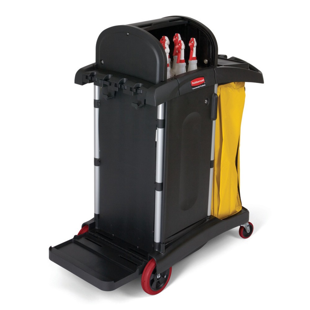 Product afbeelding: Reinigingswagen Rubbermaid HYGEN™, hoge beveiliging