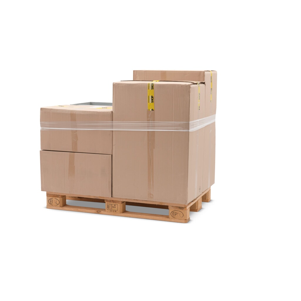 Rekbare palletband van PE, lxb 1.200 x 100 mm Productafbeelding nr. 1: Rekbare palletband van PE, lxb 1.200 x 100 mm