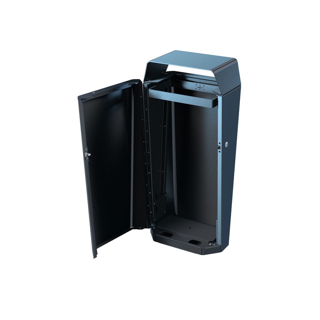 Productafbeelding nr. 2: RENNER RENNER afvalbak RK, 70 liter, vuilniszakhouder, antraciet-metallic