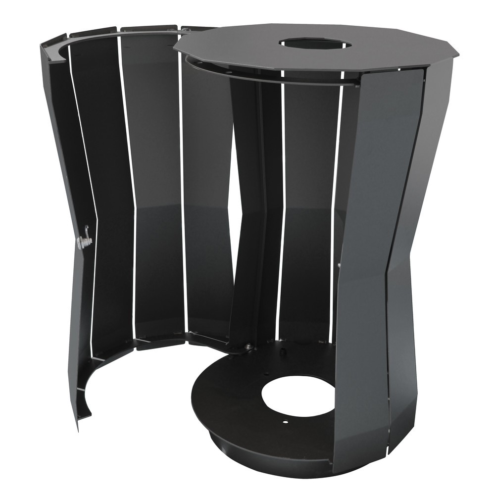 Productafbeelding nr. 2: RENNER afvalbak Style, 105 liter, antraciet-metallic