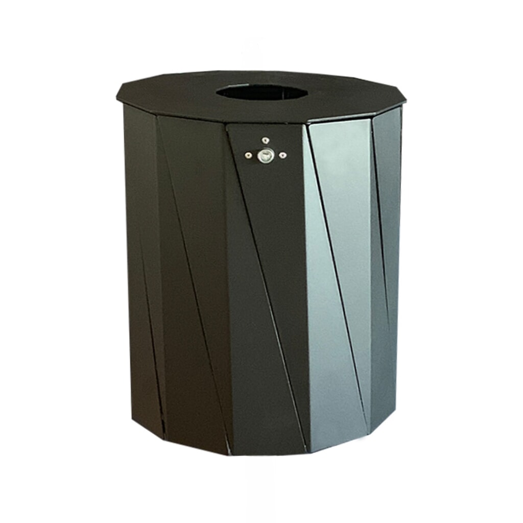 RENNER afvalbak type 7007-20, 50 liter, antraciet-metallic Product afbeelding: RENNER afvalbak type 7007-20, 50 liter, antraciet-metallic