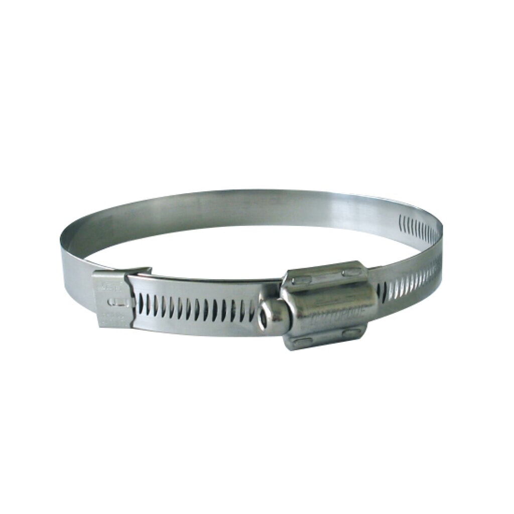 Product afbeelding: RENNER Bevestigingsklemband voor afvalbak van staal, incl. montagegereedschap, 2 stuks/verpakkingseenheid