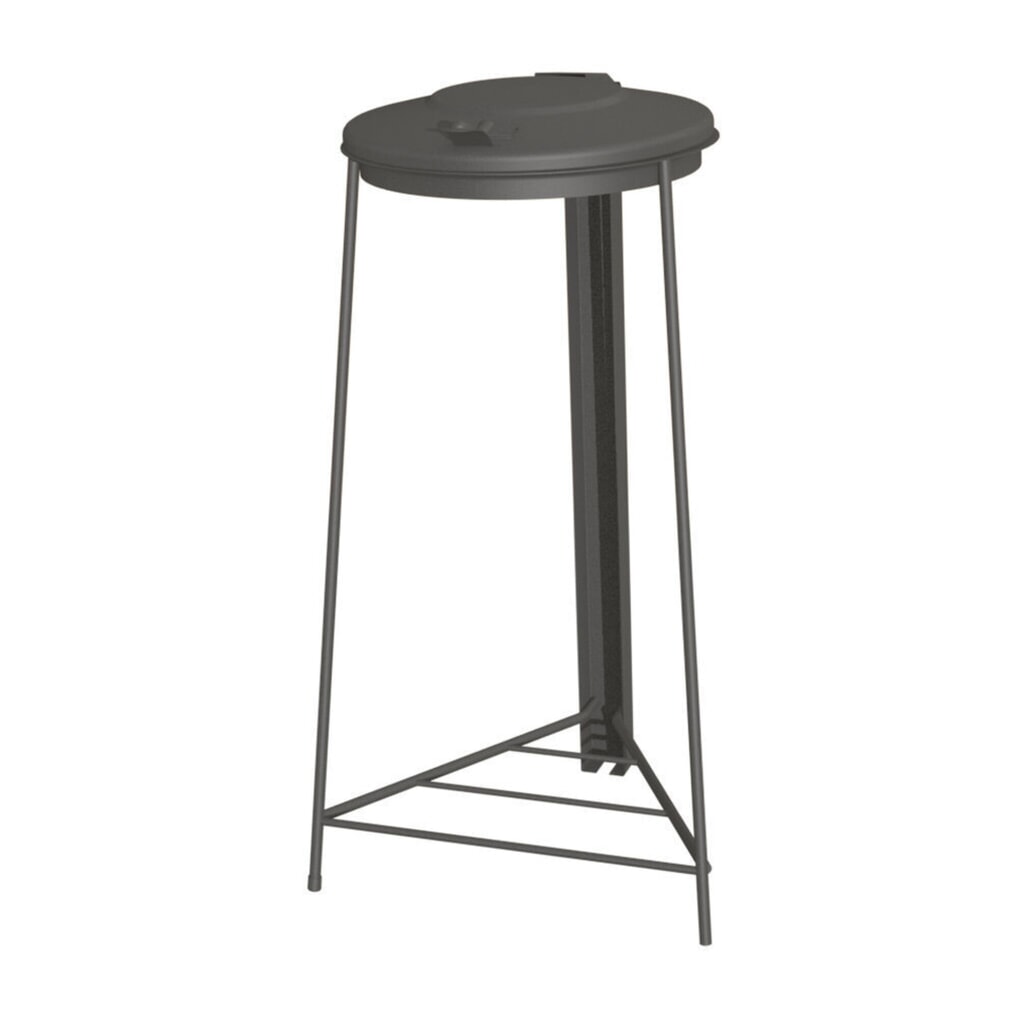 Product afbeelding: Afvalzakstandaard RENNER type 8016 voor afvalzakken van 120 liter, stationair, gepoedercoat, mosgroen