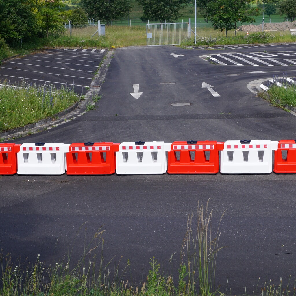 Productafbeelding nr. 3: Rijbaanverdeler van kunststof, rood