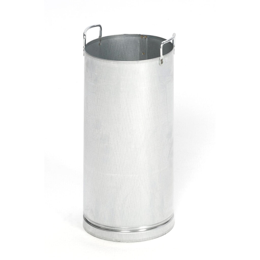 Binnenbak voor as-/afvalbakcombinatie VAR®, van roestvast staal, staand model, hxØ 660 x 230 mm Product afbeelding: Binnenbak voor as-/afvalbakcombinatie VAR®, van roestvast staal, staand model, hxØ 660 x 230 mm