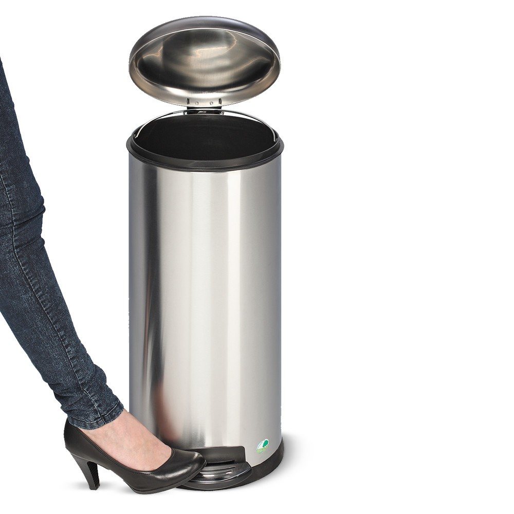 Productafbeelding nr. 2: Pedaalafvalbak van roestvast staal, 3 liter, mat