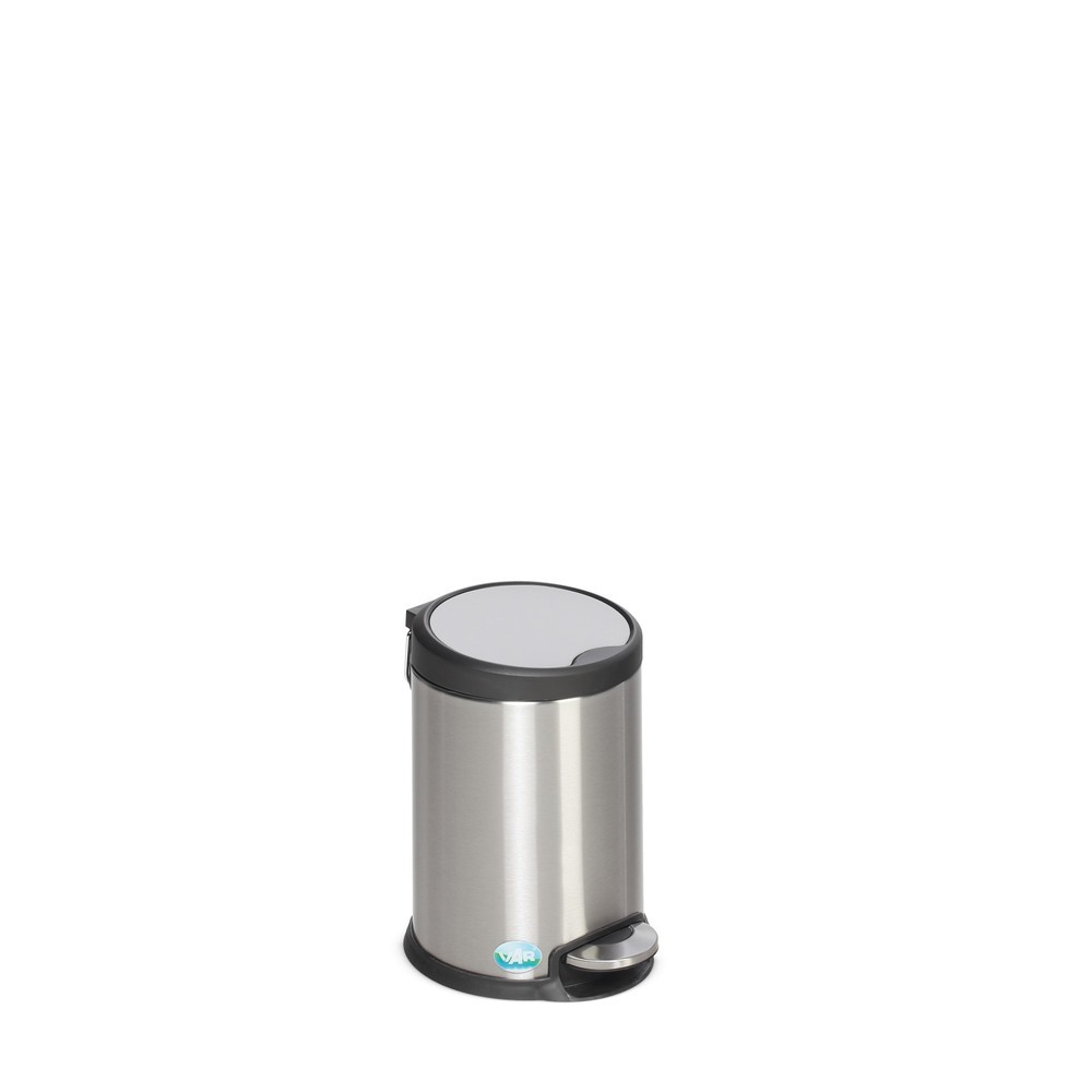 Product afbeelding: Pedaalafvalbak van roestvast staal, 3 liter, mat