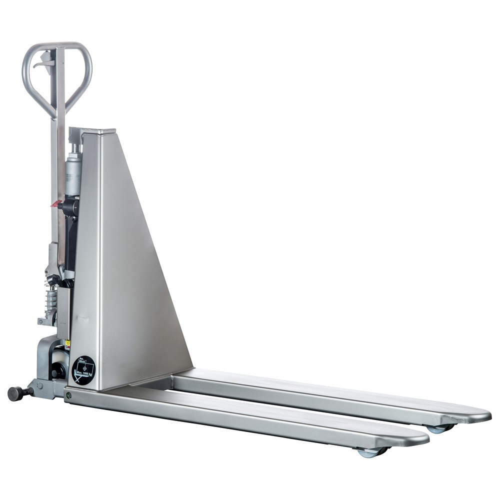Productafbeelding nr. 5: Roestvrijstalen schaarhefwagen INOX PRO - elektrohydraulisch, VL 1.200 mm, nylon