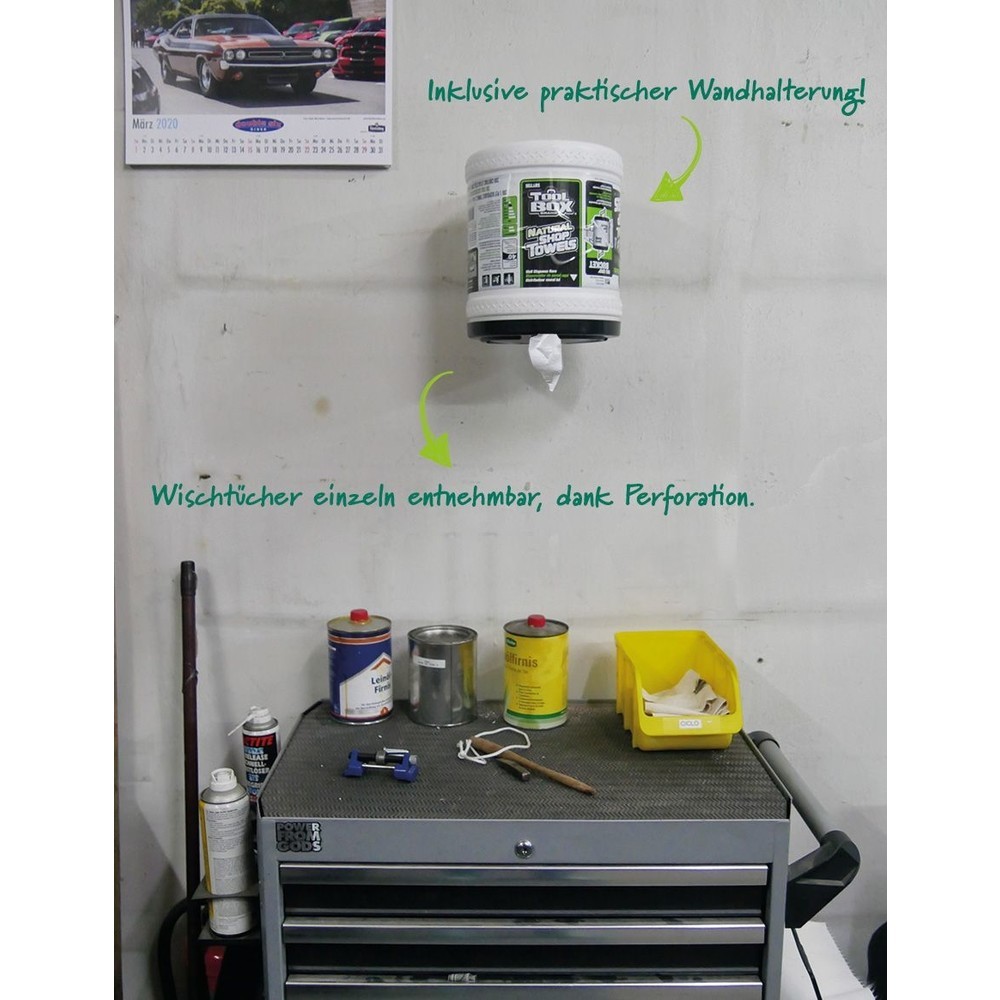 Productafbeelding nr. 4: Rol veegdoeken GreenX® in dispenser BigGrip