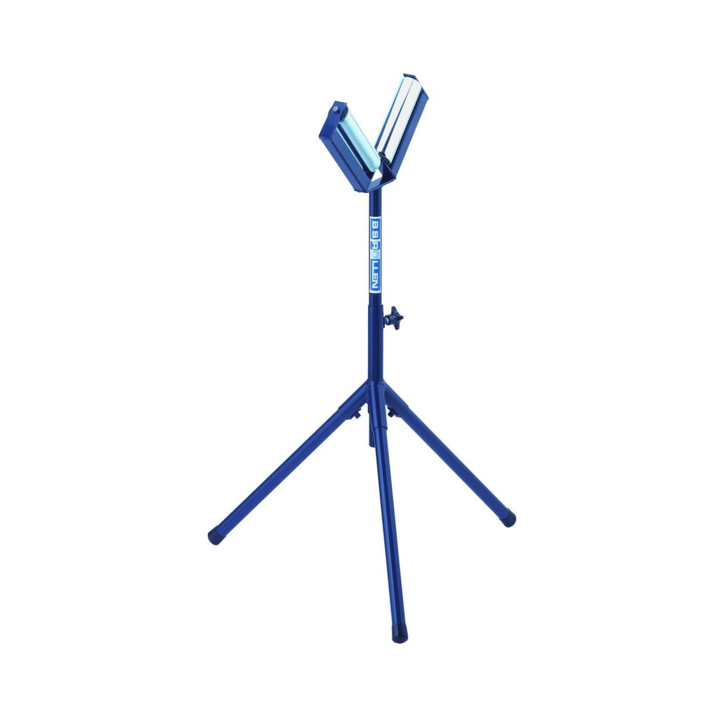 Rolbok voor materiaaltoevoer, met V-drager, hoogte 670-1.100 mm Product afbeelding: Rolbok voor materiaaltoevoer, met V-drager, hoogte 670-1.100 mm