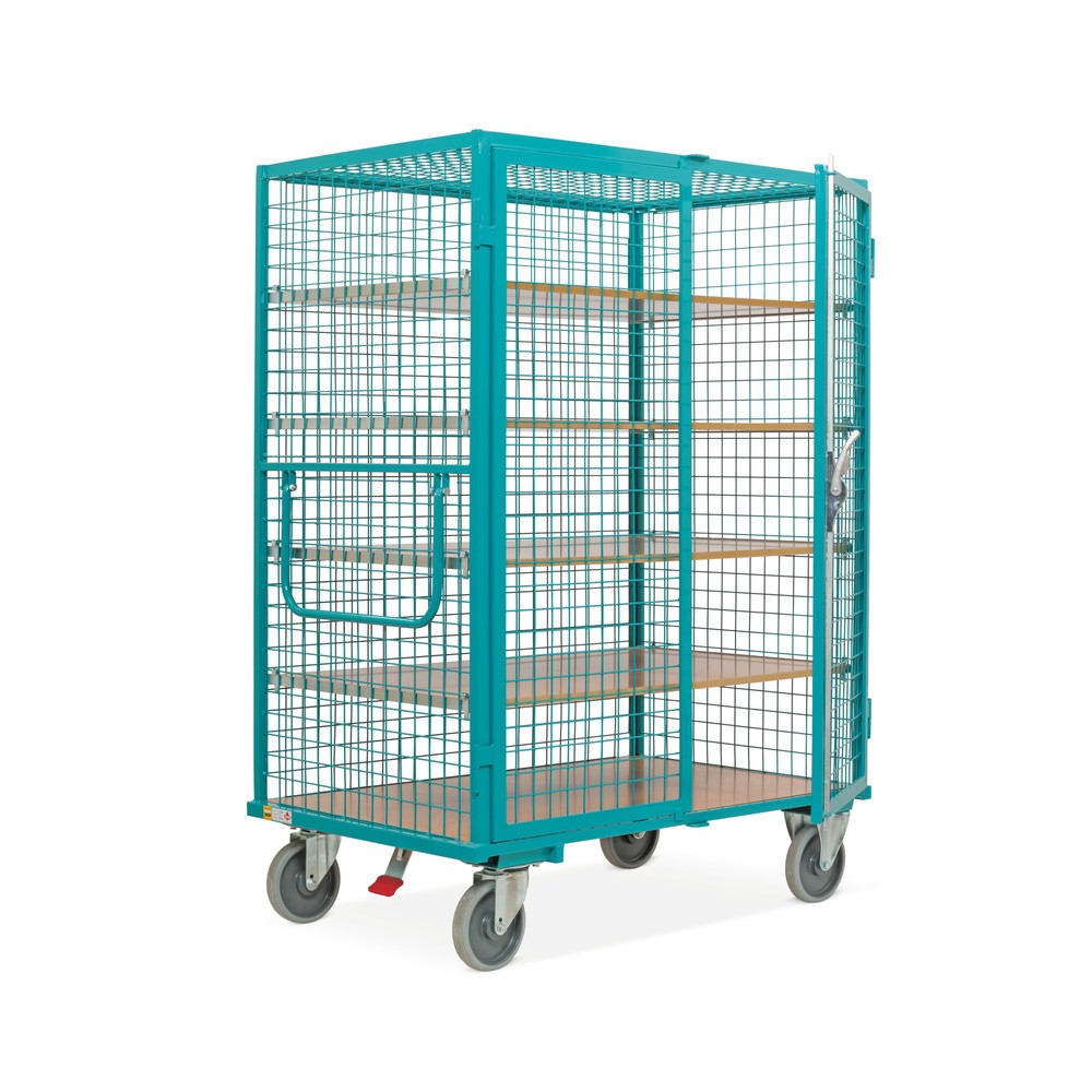 Product afbeelding: Kastwagen Ameise®, gaaswanden, turquoise, h x b x d 1.800 x 1.115 x 810 mm