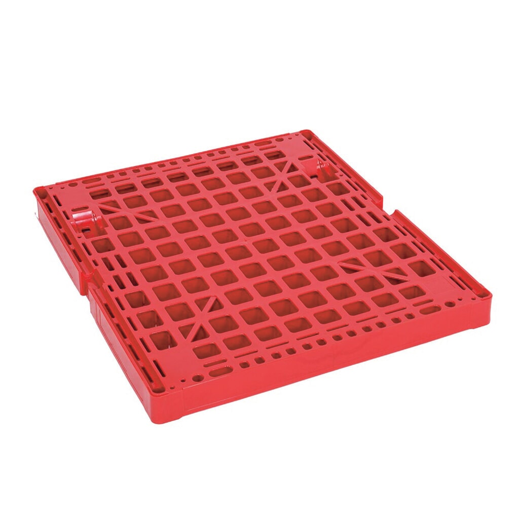 Productafbeelding nr. 2: Rolcontainer Classic, 3-zijdig, verzinkt, kunststof bodemplaat, hxbxd 1.850 x 724 x 815 mm, vuurrood
