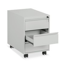 Productafbeelding nr. 2: Rolcontainer met cilinderslot + centrale vergrendeling, 3 laden, hxbxd 560 x 390 x 600 mm