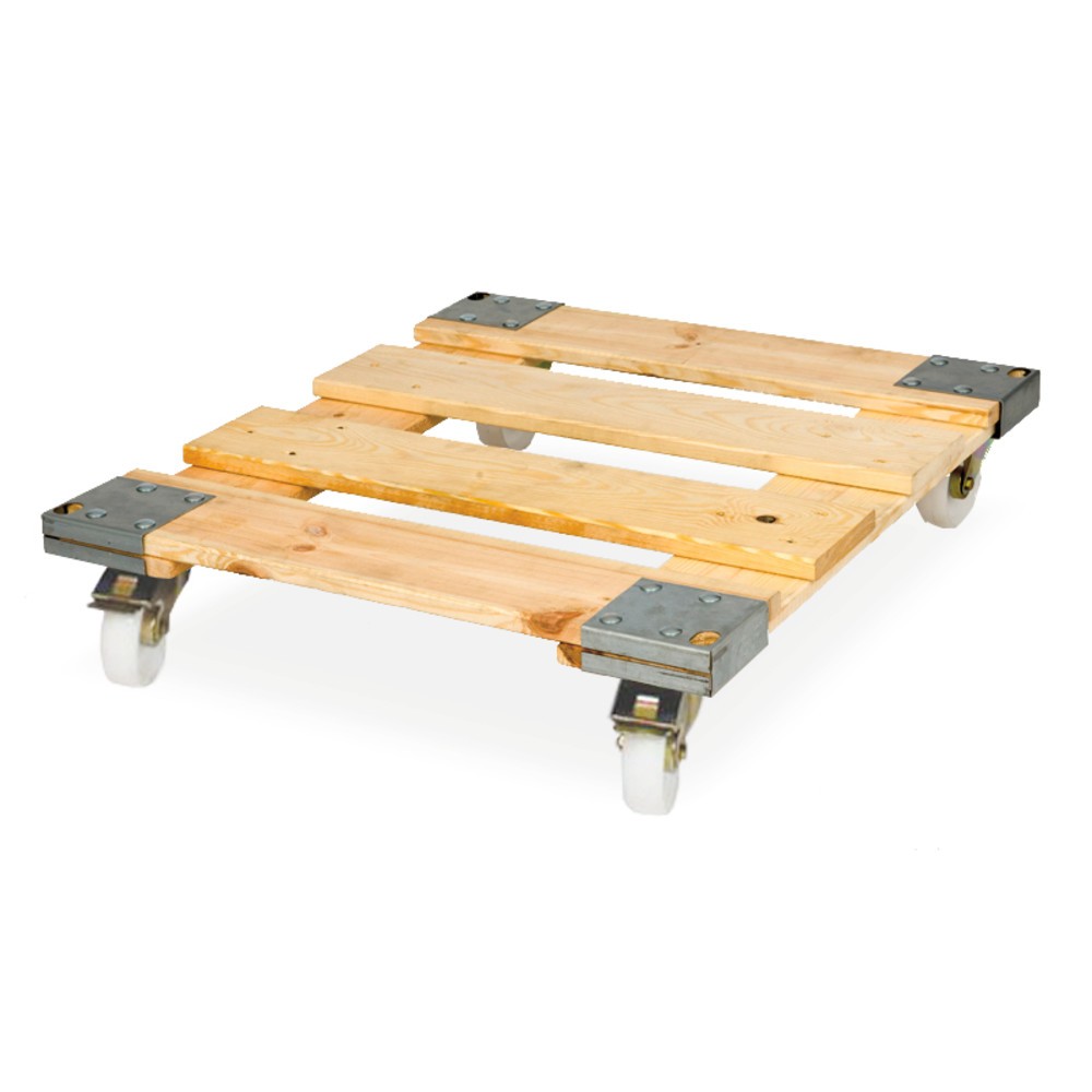 Productafbeelding nr. 2: Rolcontainer, 3-zijdig, 3 tussenplanken, houten laadbord, hxbxd 1.750 x 724 x 815 mm