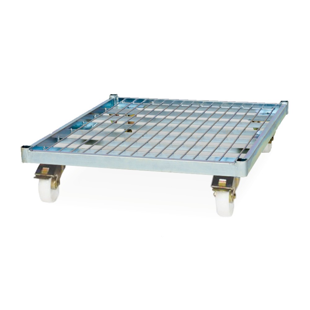 Productafbeelding nr. 2: Rolcontainer, 4-zijdig, half neerklapbare voorwand, stalen laadbord, hxbxd 1.650 x 710 x 800 mm