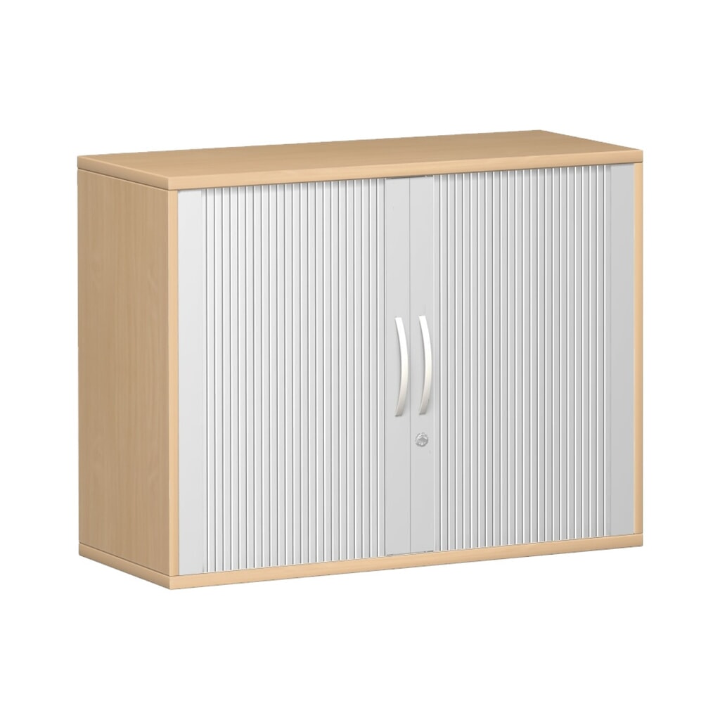 Roldeurkast Profi, 2 OH, breedte 1.000 mm, beuk Product afbeelding: Roldeurkast Profi, 2 OH, breedte 1.000 mm, beuk