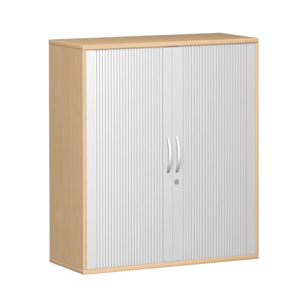 Product afbeelding: Roldeurkast Profi, 3 OH, breedte 1.000 mm, beuk