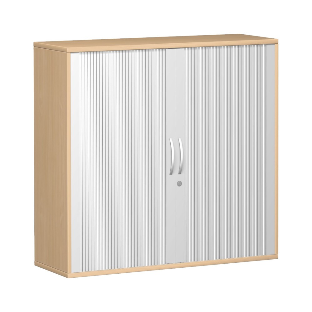 Product afbeelding: Roldeurkast Profi, 3 OH, breedte 1.200 mm, beuk