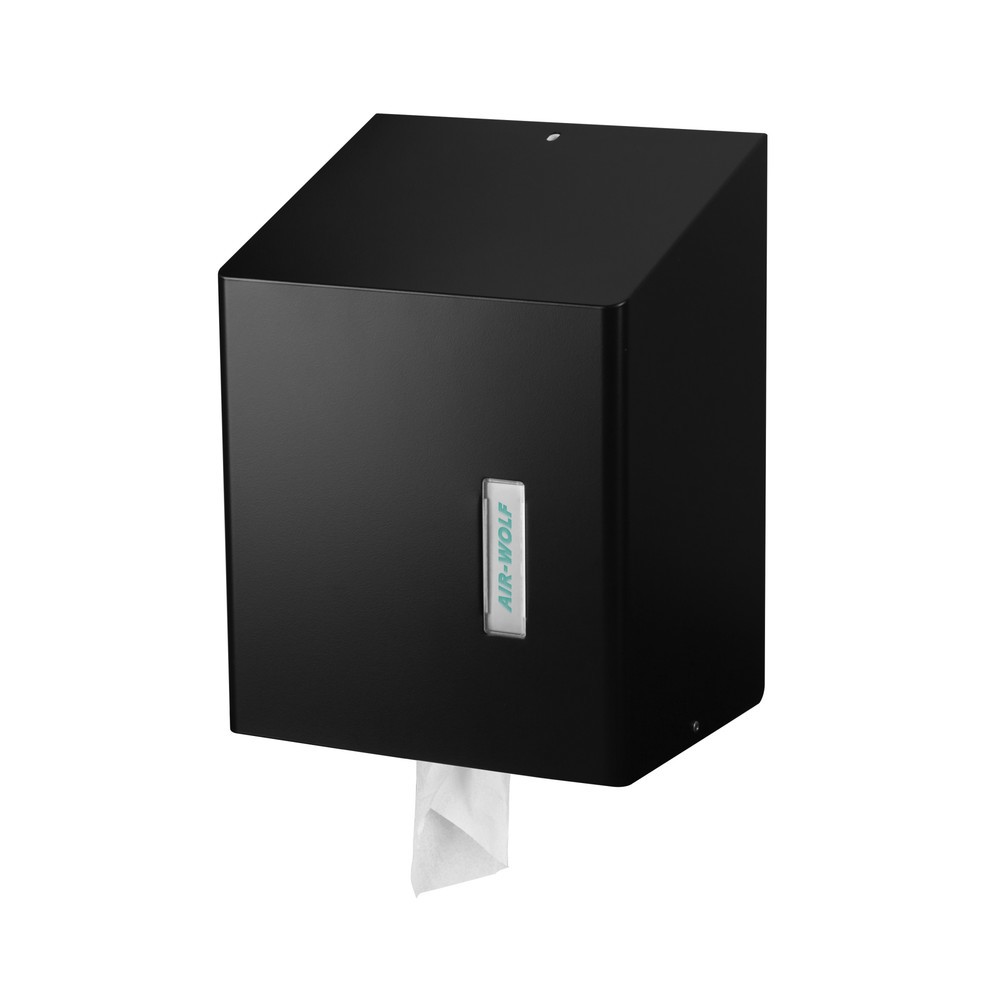 Product afbeelding: Rolhanddoekdispenser Air-Wolf roestvrij staal zwart