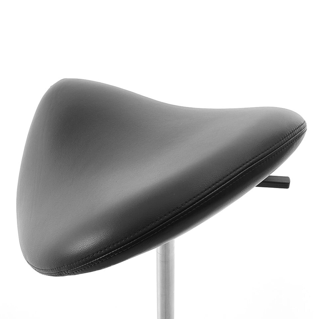 Rolkruk met zadelzitting lento sella SL10, Skai® kunstleer, zwart Product afbeelding: Rolkruk met zadelzitting lento sella SL10, Skai® kunstleer, zwart