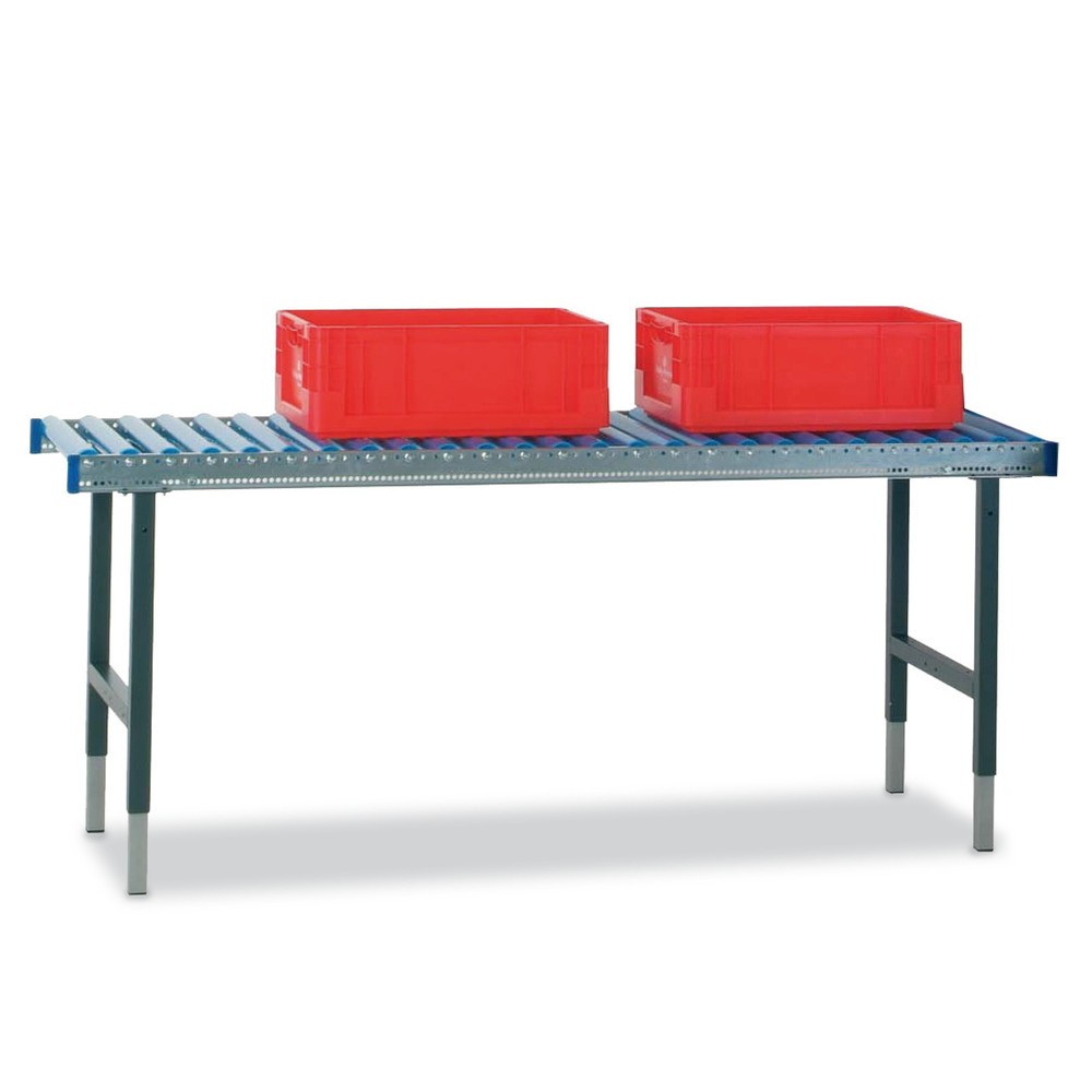 Product afbeelding: Rollenbaantafel zonder werkblad voor paktafelsysteem Rocholz, bxd 1.955 x 640 mm