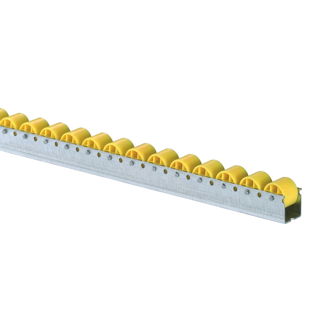 Product afbeelding: Rollenlijsten U-profiel, SF-normaal, verdeling 100 mm, cap. per rol 5 kg