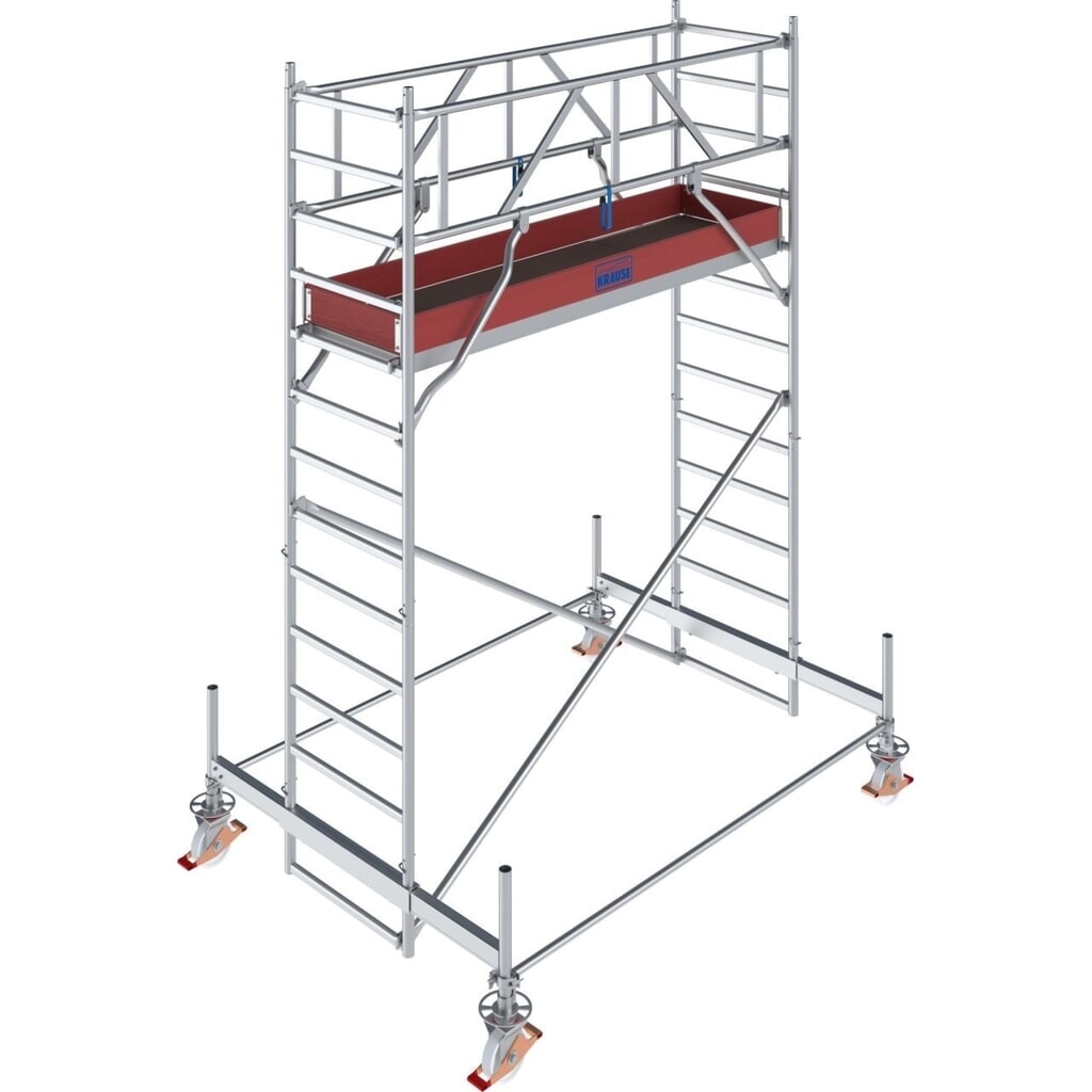Rolsteiger KRAUSE® STABILO S100, veldlengte 2.500 mm, werkhoogte 4.500 mm Product afbeelding: Rolsteiger KRAUSE® STABILO S100, veldlengte 2.500 mm, werkhoogte 4.500 mm
