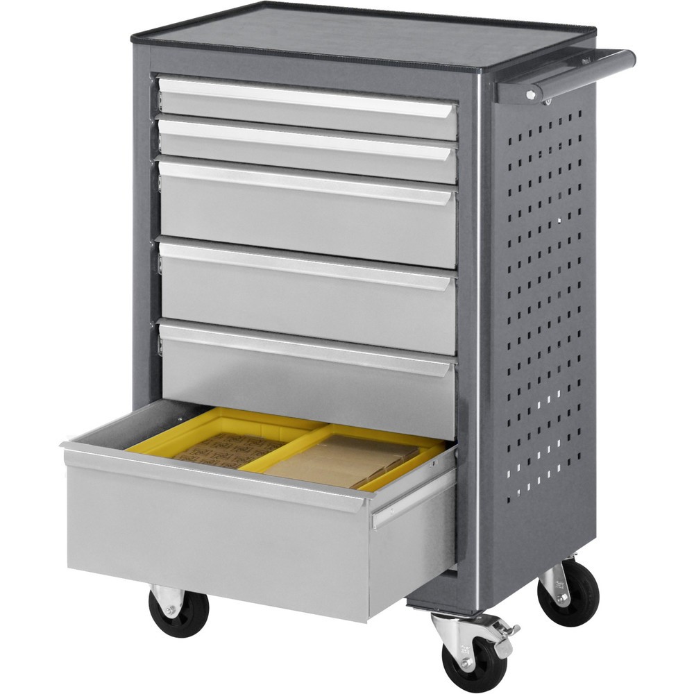 Productafbeelding nr. 2: Rolwerkbank RAU serie adlatus, hxbxd 950 x 675 x 450 mm, 6 lades 2 x 65, 3 x 125, 1 x 90 mm, ABS werkblad