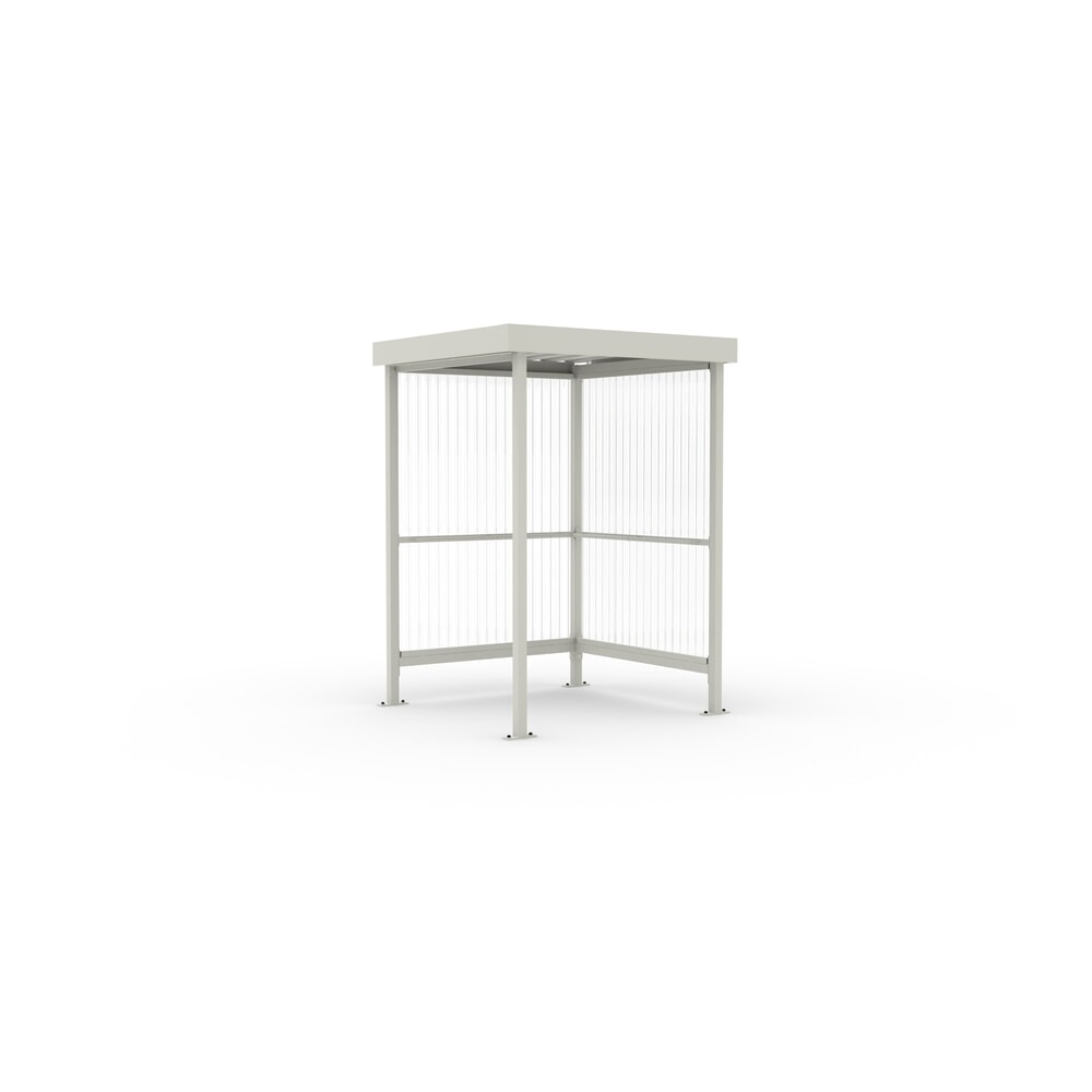 Product afbeelding: Rookoverkapping BASIC, voor 2-3 personen, grijswit