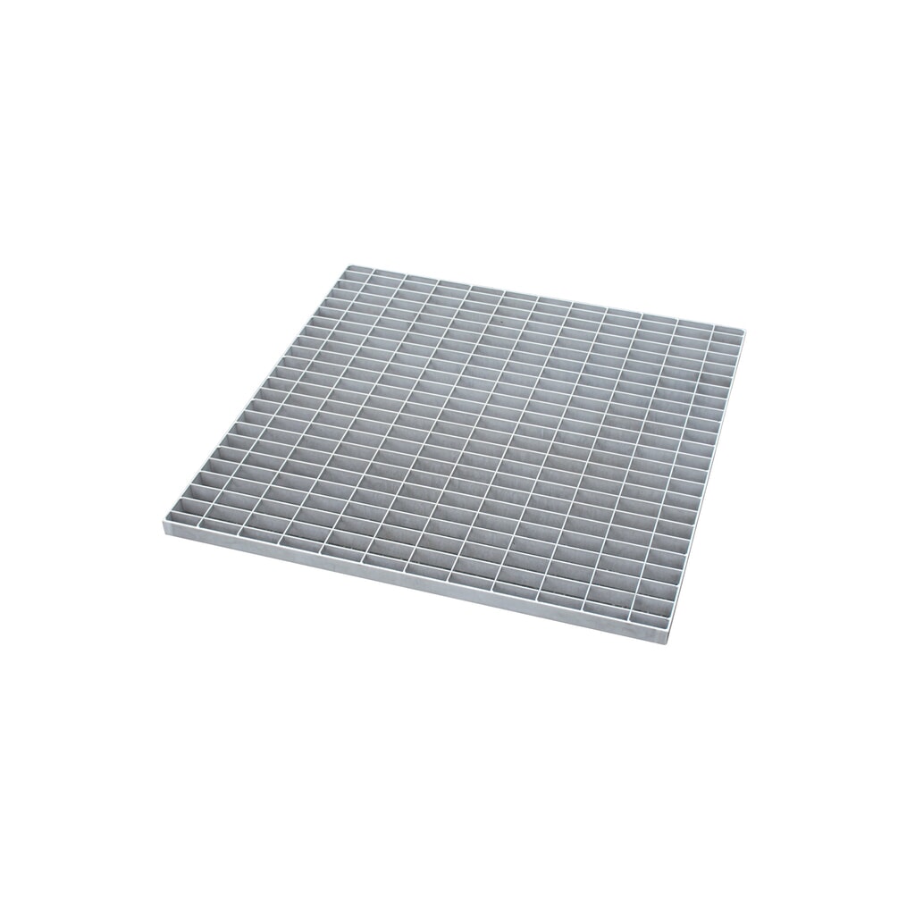 Rooster voor lekbak, roestvrij staal, bxd 800 x 800 mm, 1x 200 l Product afbeelding: Rooster voor lekbak, roestvrij staal, bxd 800 x 800 mm, 1x 200 l
