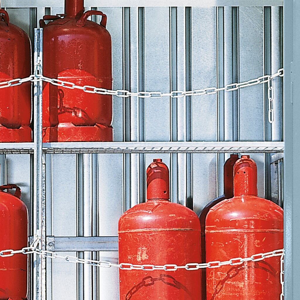 Roosterlegbord voor SAFE gasflessencontainer TRGS 510, BxD 1.000 x 750 mm Product afbeelding: Roosterlegbord voor SAFE gasflessencontainer TRGS 510, BxD 1.000 x 750 mm
