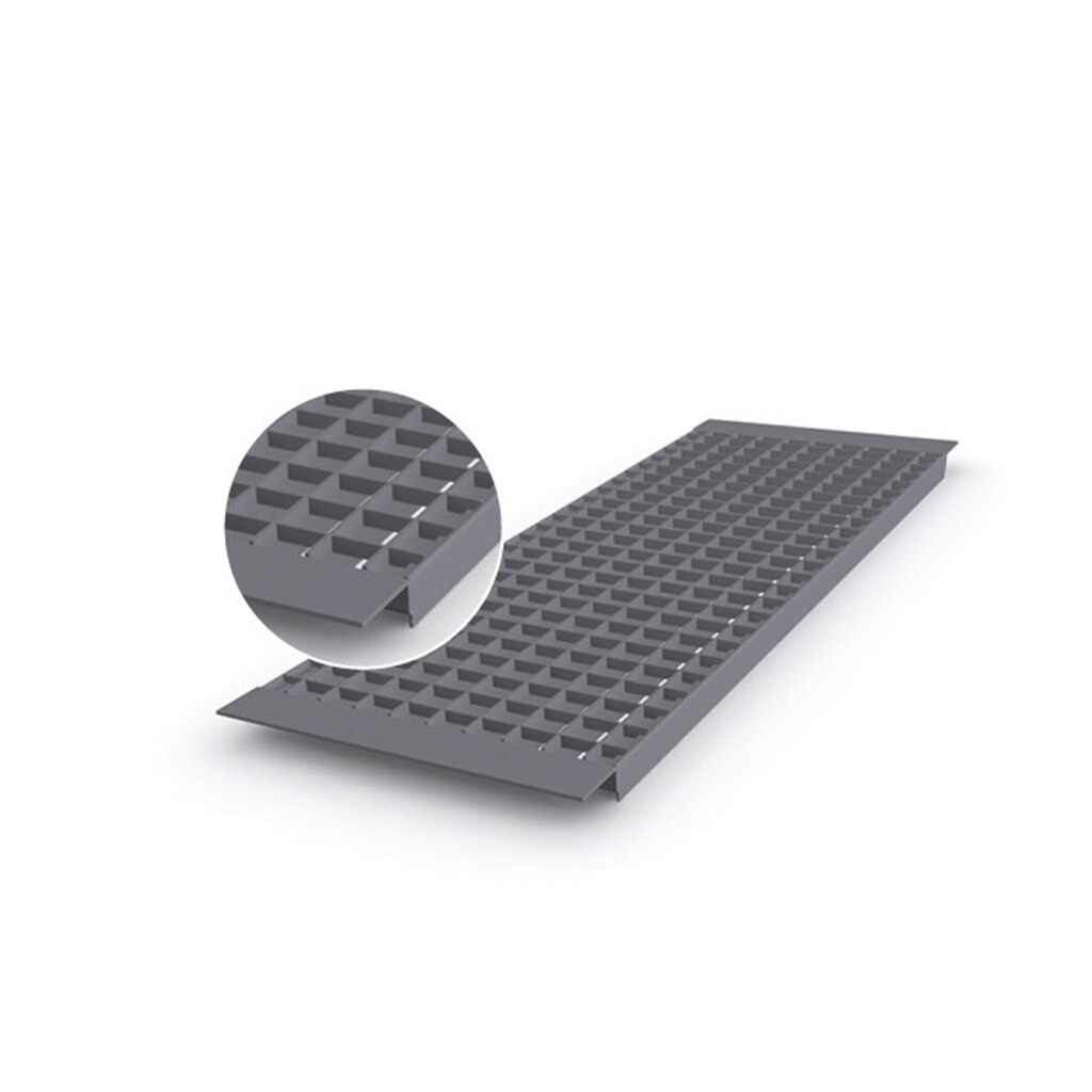 Product afbeelding: Roosterlegbord voor palletstelling, verzonken, bxd 3300 x 1100 mm, schapbelasting 3000 kg, maaswijdte 33 x 66 mm