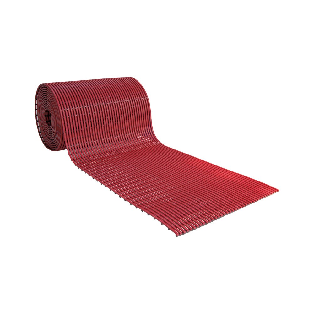 Product afbeelding: Roostermat Heronrib 2000 Flex, pvc, afgesneden/lfm x 500 mm, rood