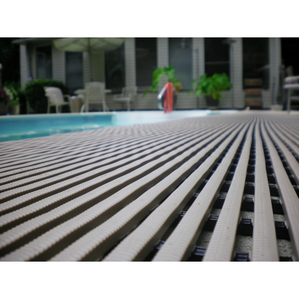 Productafbeelding nr. 3: Roostermat Heronrib 2000 Flex, pvc, afgesneden per m x 500mm, grijs