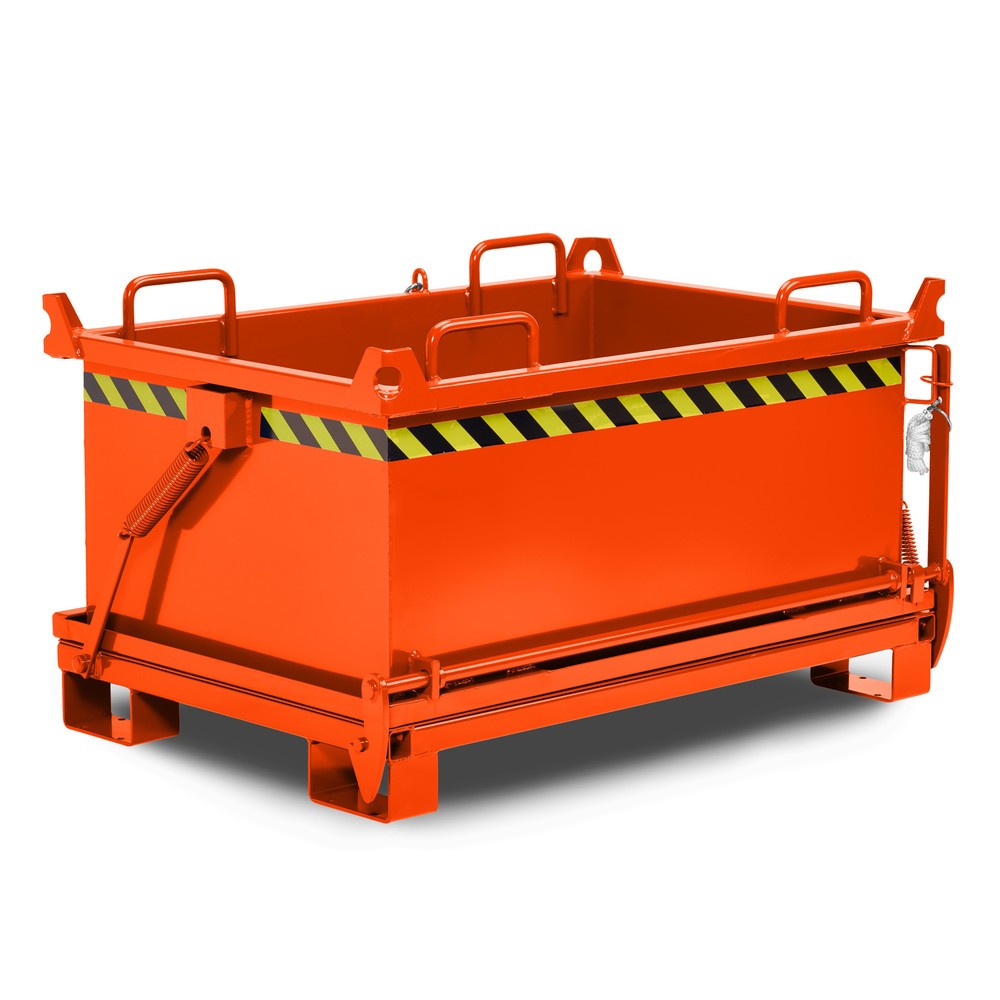Product afbeelding: RR-Industrietechnik® Bodemklepcontainer type RBB, inhoud 0,5 m³, RAL 2004 zuiver oranje