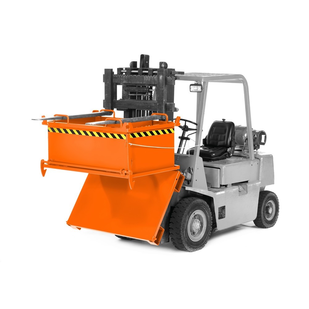Productafbeelding nr. 2: RR-Industrietechnik® Bodemklepcontainer type RBB, inhoud 0,5 m³, RAL 2004 zuiver oranje