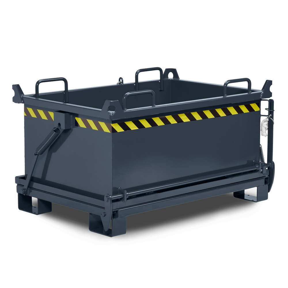 Productafbeelding nr. 1: RR-Industrietechnik® Bodemklepcontainer type RBB, inhoud 0,5 m³, RAL 7016 antracietgrijs