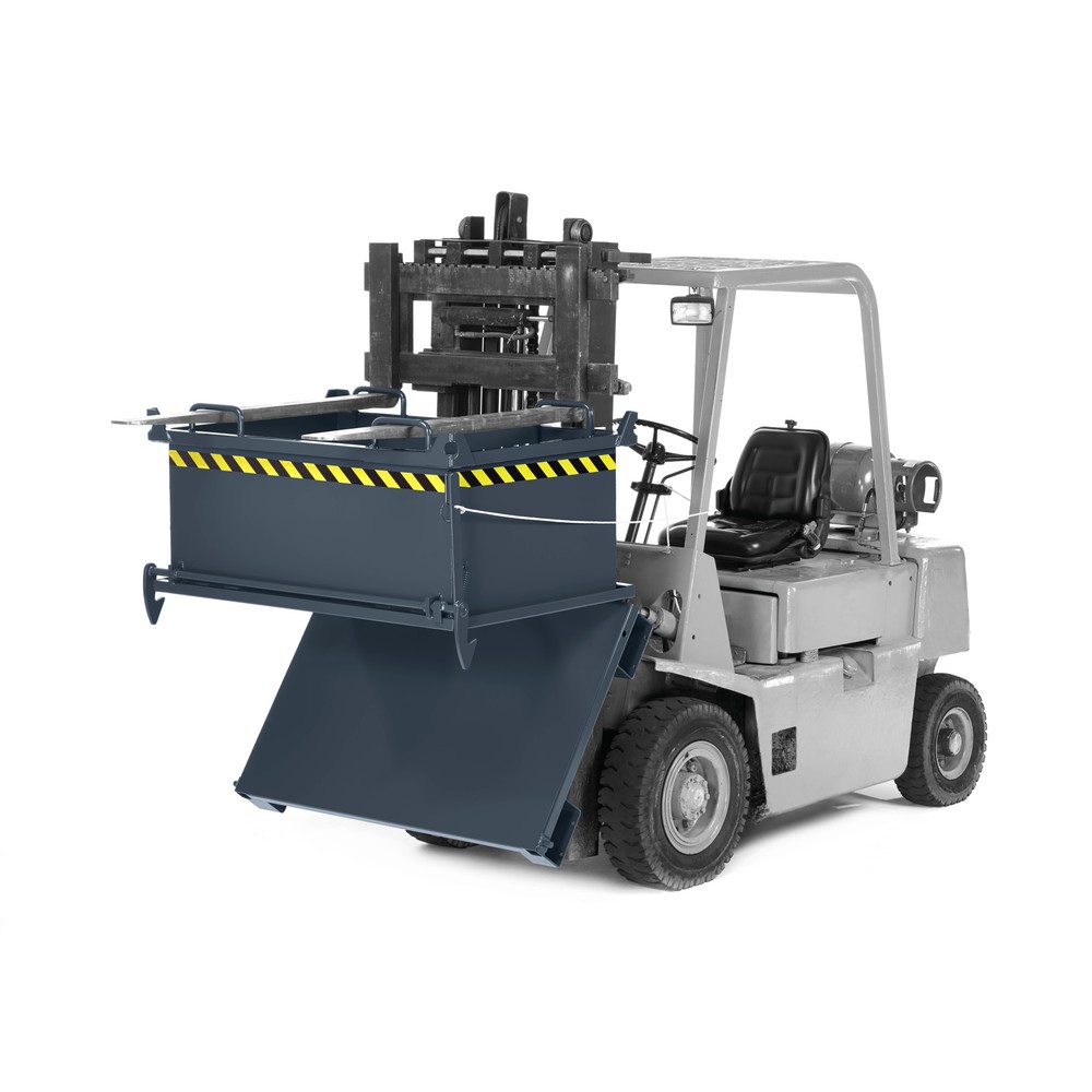 Productafbeelding nr. 2: RR-Industrietechnik® Bodemklepcontainer type RBB, inhoud 0,5 m³, RAL 7016 antracietgrijs