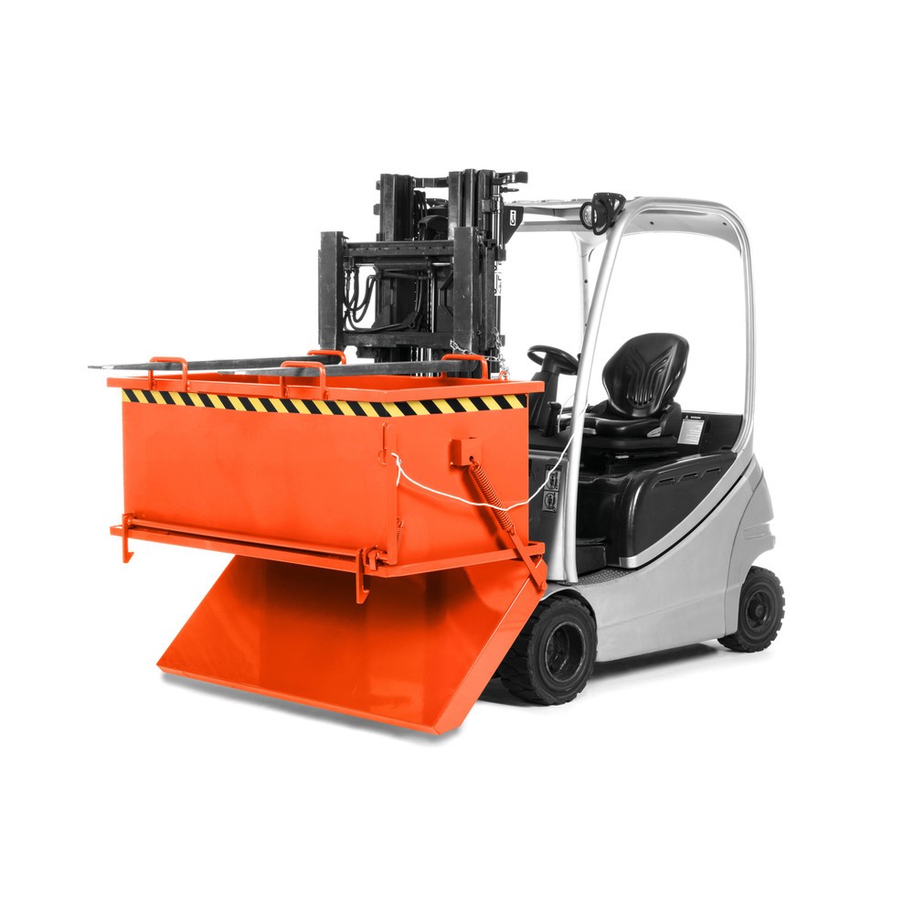 Productafbeelding nr. 2: RR-Industrietechnik® Bodemklepcontainer type RKB, inhoud 0,5 m³, RAL 2004 zuiver oranje