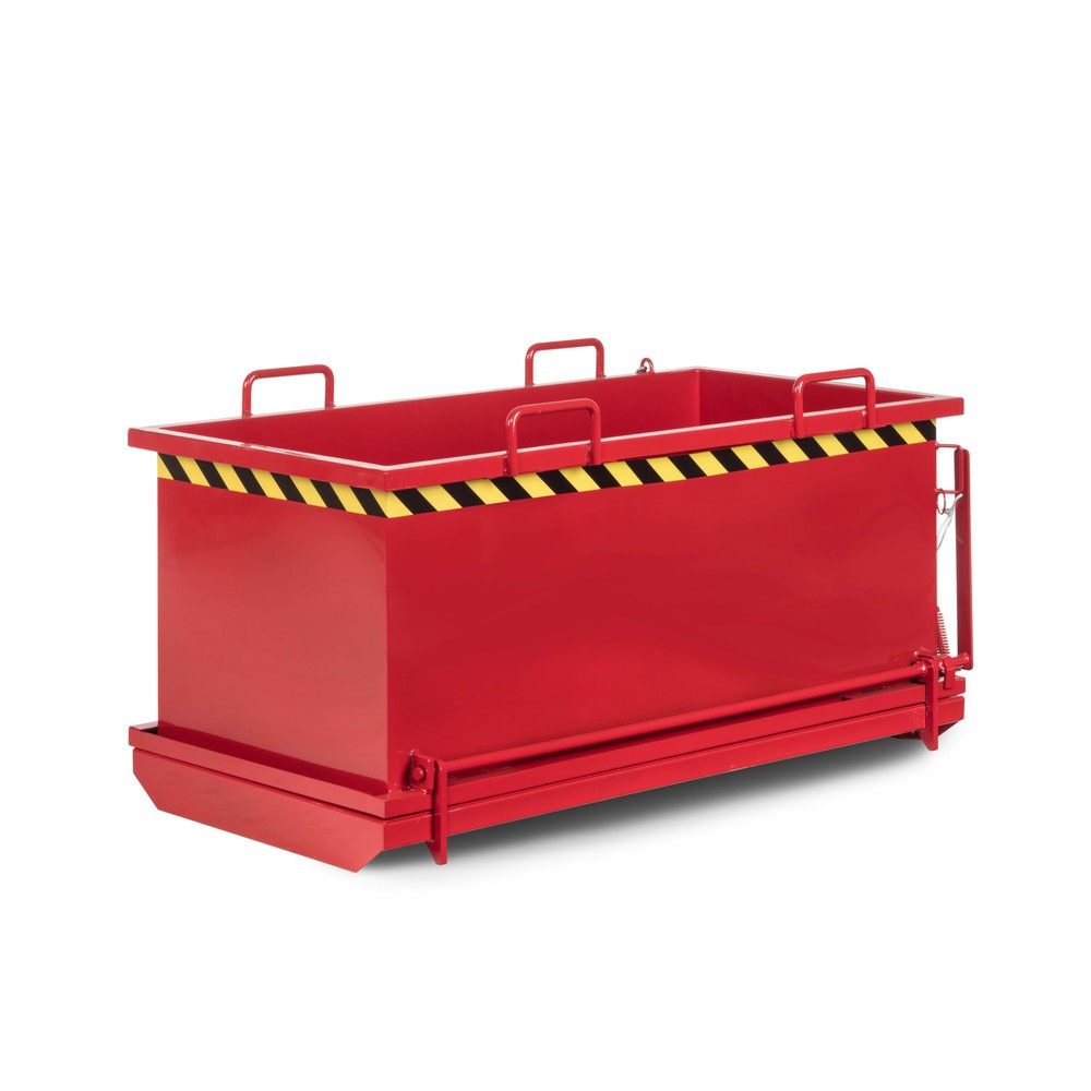 Product afbeelding: RR-Industrietechnik® Bodemklepcontainer type RKB, inhoud 0,5 m³, RAL 3000 vuurrood